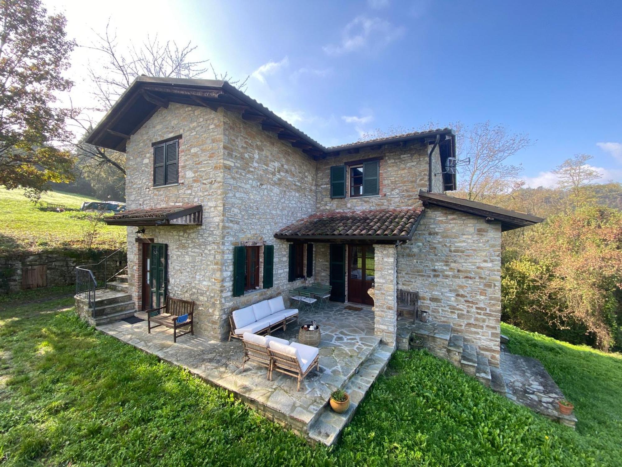 Vakantiehuis Casa Dolce Vista Monastero Bormida Eksteriør bilde