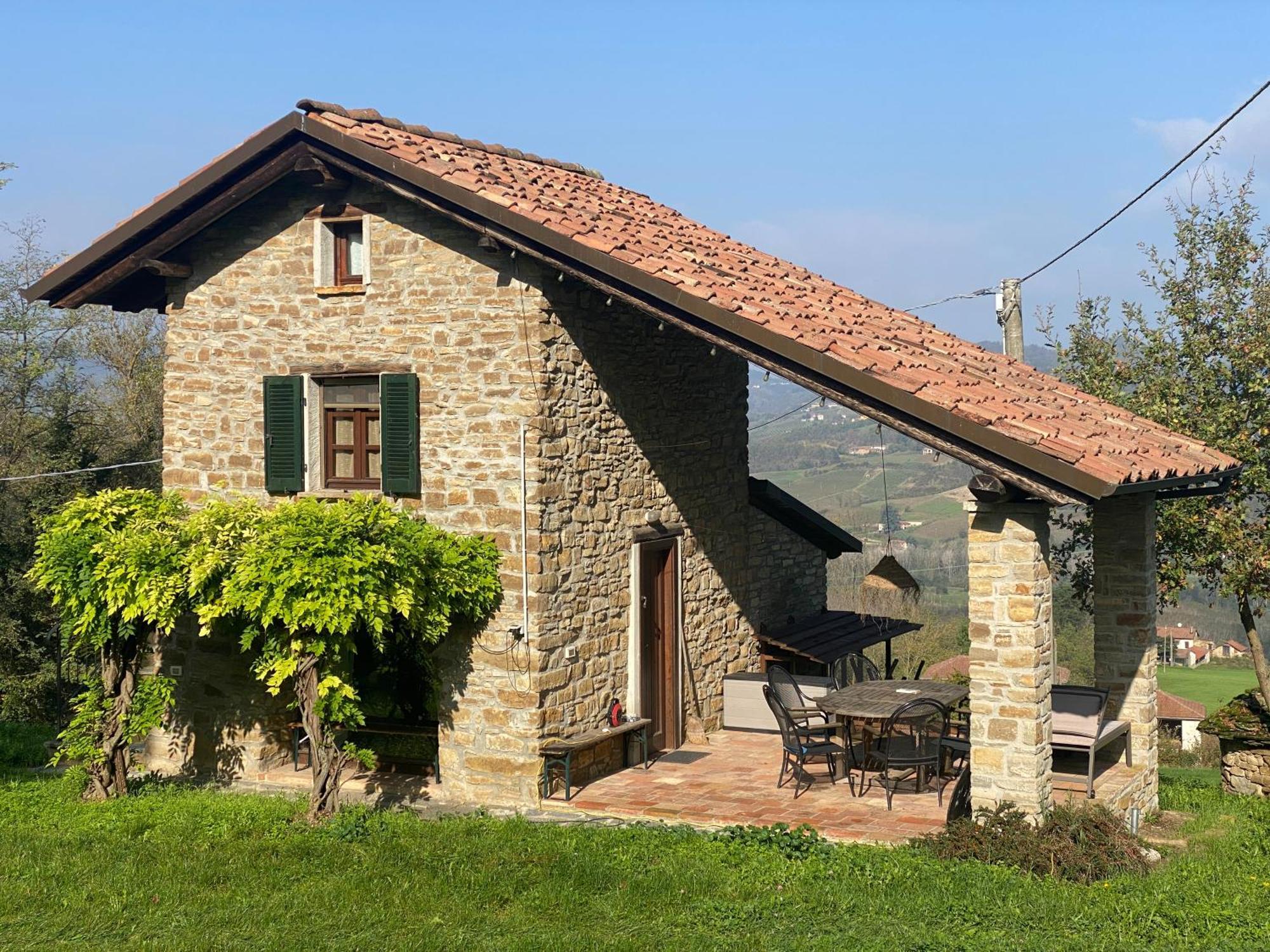 Vakantiehuis Casa Dolce Vista Monastero Bormida Eksteriør bilde